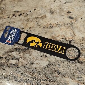 NWT Iowa Hawkeyes Metal Bottle Opener